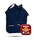 iuvas® Lätzchen für Erwachsene Luise Standard– Dunkelblau – extra saugfähiges Walkfrottier, 100% Baumwolle – Kleiderschutz für Senioren & Menschen mit Handicap – waschbar bis 60 °C