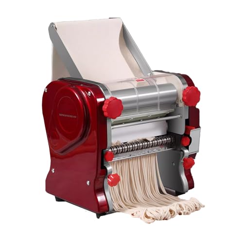 XINGYUEXUAN Electric Pasta Making Machine Commercial Noodle Spaghetti Maker Dough Roller with 2mm/6mm Cutter