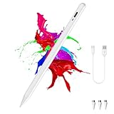 Luntak Stylus Pen for Touchscreen for iOS/Android, iPhone Stylus Pen Fine Tip, High-Precision Tablet Pencil for Android/Samsung/Mi/Huawei/Vivo/Lenovo and Other Android Smartphone and Tablet-White