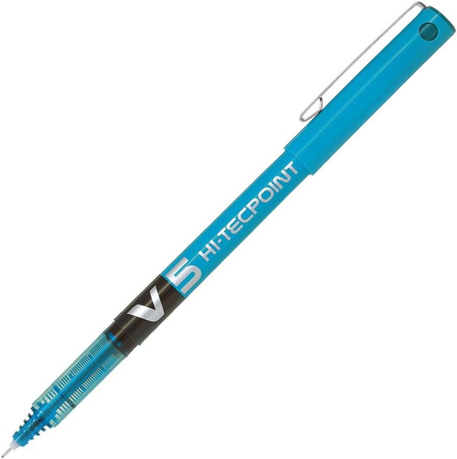 Pilot V5 Liquid Ink Rollerball 0.5 mm Tip (Box of 12) - Green
