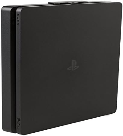 HIDEit Mounts 4S Wall Mount for Playstation 4 Slim - Patented in 2018, Made in USA - Steel Wall Mount for PS4 Slim to Safely Store Your PS4 Slim Near or Behind TV