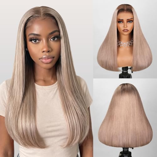 Arabella Glueless Ash Blonde Bob Wig