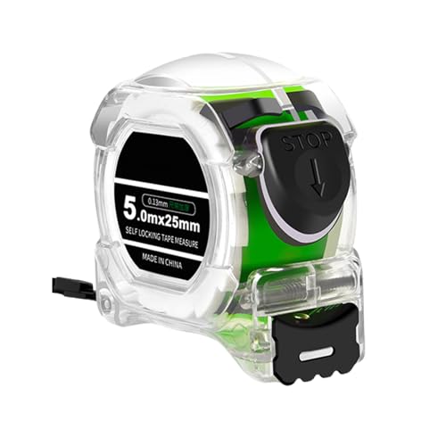 3/5/7.5/10m クリアオートロック巻き尺 ホームセンター家具製造および建設プロジェクト用メジャーメジャー。