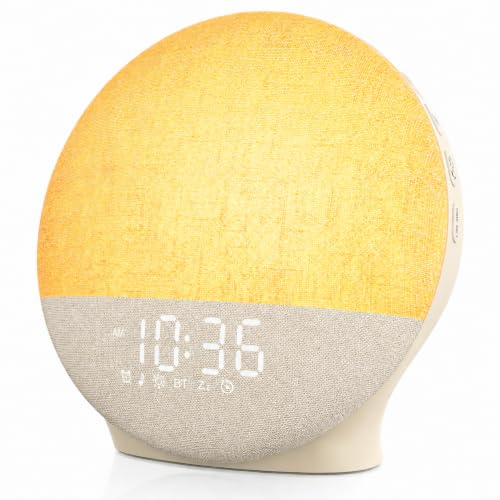 JALL Sunrise Alarm Clock White Noise Machine