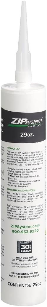 ZIP System Liquid Flashing, Fluid-Applied STP Sealant, 29 oz Cartridge