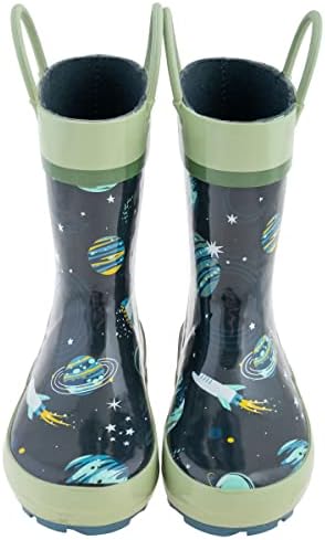 Stephen Joseph Rain Boots, Outer Space, 9 US Unisex Little Kid | Image 1
