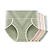 Produktbild MOFFNNOL Atmungsaktive Baumwollslips Damen | Hohe Taille (Anti-Rutschen) | Doppeltes Gusset | Stützender Komfort | Mehrpack-4 Farben-XL