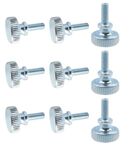 La Mejor comparativa de X plane favoritos de las personas. 25 M3 x 6 mm cabeza moleteada plana totalmente roscada, tornillos de pulgar brasier, tornillos de pulgar roscados moleteados, 30 piezas