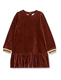 MINI VELVET JERSEY Noa Noa miniature Girls Mini Velvet Jersey Dress, Ginger Bread, 10Y