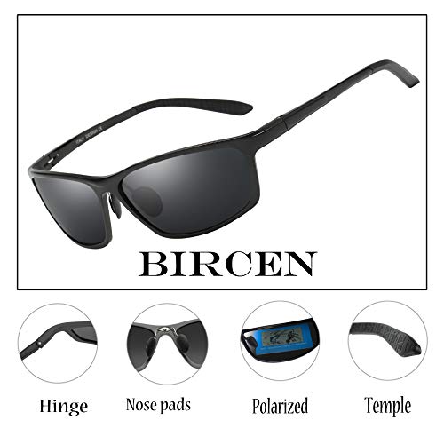 Bircen Polarized Sunglasses for Men Women UV Protection Driving Golf Fishing Sports Sunglasses