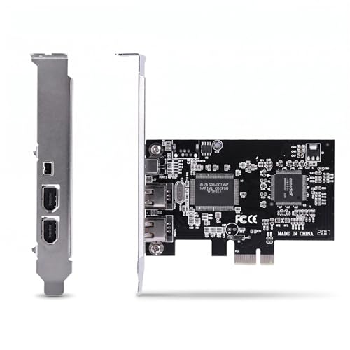 1394a Tarjeta controladora, PCI E PCI Express FireWire 1394a IEEE 1394 Tarjeta controladora con Cable Firewire