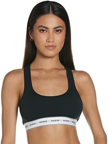 GUESS womens Carrie Bralette Bra, Black, X-Small US