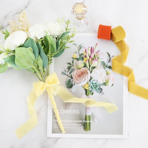 Premium Copper Chiffon Ribbon Rolls - 3 Pack of 1 Inch x 5 Yards Silk Ribbon for Elegant Gift Wrapping, Wedding Decor, DIY Crafts & Bouquets 7 Premium Copper Chiffon Ribbon Rolls - 3 Pack of 1 Inch x 5 Yards Silk Ribbon for Elegant Gift Wrapping, Wedding Decor, DIY Crafts & Bouquets - Image 6