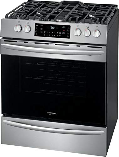 Frigidaire Fggh3047Vf 30" Gallery Series Gas Range With 5 Sealed Burners, Griddle, True Convection Oven, Self Cleaning, Air Fry Function, In Stainless Steel #TOP4