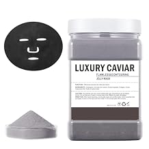 Hydro Jelly Masks for Women Home Spa,Hydrating & Moisturizing Peel-Off Rubber Gel Face Mask Skin Care,Professional Jelly Mask for All Skin Types 23 Fl OzCaviar
