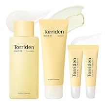 Torriden SOLID-IN Ceramide Skincare Set Essence, Cream & Lip Essence - Hydrates, Soothes & Nourishes, Vegan, Cruelty-Free