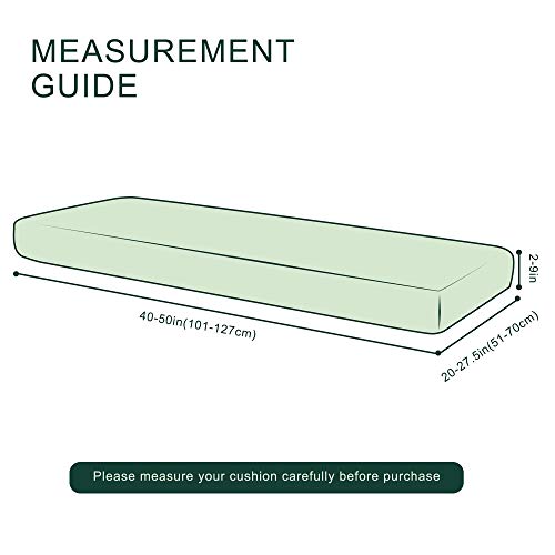 image for Hokway Stretch Couch Cushion Slipcovers Reversible Cushion Protector S