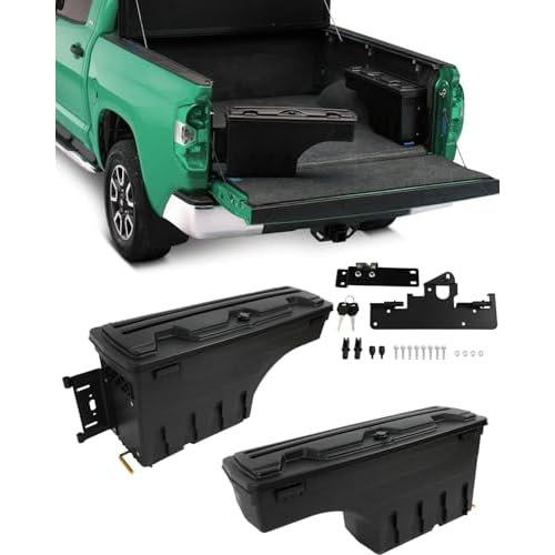 SCITOO Truck Bed Tool Box Fit for Toyota Tacoma | Wheel Well…