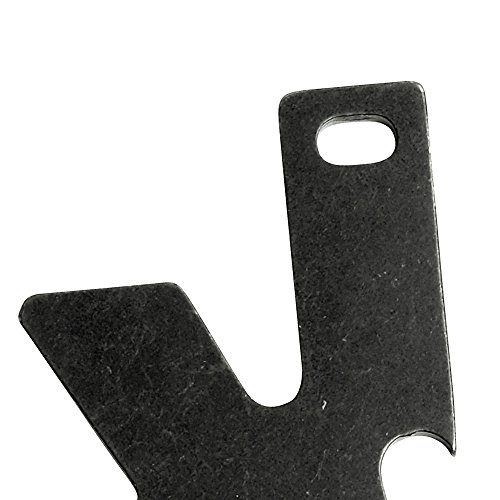 Kershaw K-TOOL Multi-Function Key Ring Tool (KTOOL); 2-Inch High-Performance 3Cr13 Stainless Steel Construction with BlackWash Finish, Bottle Opener, Flathead Screwdriver, and Lanyard Hole, 0.7 OZ