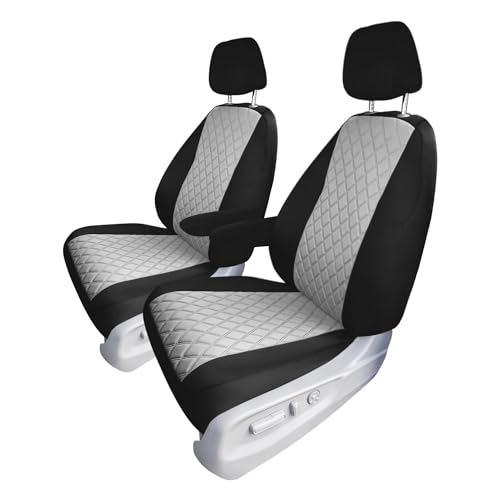 FH Group Custom Fit Car Seat Covers Specifically Made for 2018–2023 Honda Odyssey, Front Set Gray Ultraflex Neoprene, Waterproof Car Seat Cover, Honda Odyssey Accessories by FH Group - Used condition - US$75.06