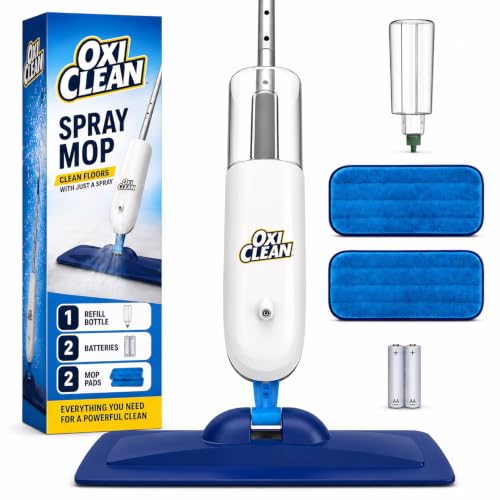 10 Best Heavy-Duty Refillable Spray Mops for Faster Floor Cleaning in 2026 2 OxiClean Electric Spray Mop