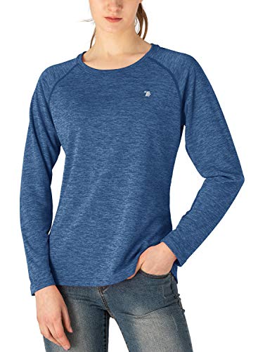 TBMPOY Women's UPF 50+ Sun Protection Long Sleeve Shirts SPF Lightweight Hiking Running Fishing Outdoor Tops Navy L TBMPOY Women's UPF 50+ Sun Protection Long Sleeve Shirts SPF Lightweight Hiking Running Fishing Outdoor Tops Navy L