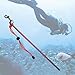 FytStycale Diving Sticks Underwater Exploration Tool, Portable Rod Scuba Measuring Rod, Underwater with Scale, Rose Red