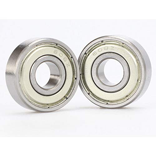 Everland Longboard Skateboard Cruiser Wheels 60x44mm w/Bearings & Spacers (Clear Black)