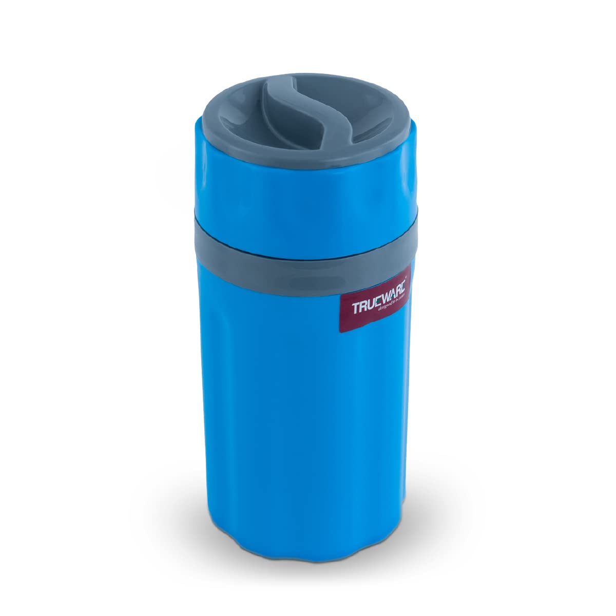 Trueware Tuff Flask 300 Ml | Insulated Mug | Thermosteel Hot or Cold Insulated Flask, 300 ml, Blue | Leak Proof |Food Grade Plastic | Rust Proof | Tea Mug | Soup Flask | Juice Mug | Water Flask | Easy Grip | Easy to Carry (B08XQN539R) Amazon Price History, Amazon Price Tracker