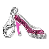  Einhänger silber Anhänger PUMP Highheel Damen Schuh Charm 925 Sterlingsilber