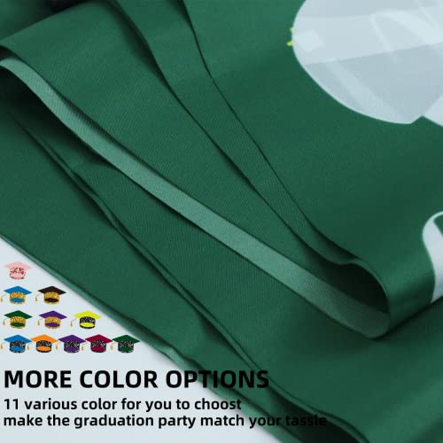 Image of Graduation Decorations 2026 Banner Porch Sign Green Gold for Class of 2026 Graduates Party Supplies