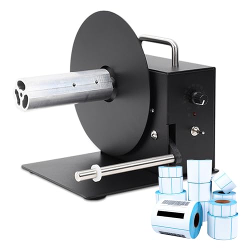 Riavvolgitore di etichette - Riavvolgimento bidirezionale supporto senza nucleo di carta sincronizzato con stampante - Velocità di riavvolgimento 1-8 - Gestione efficiente delle