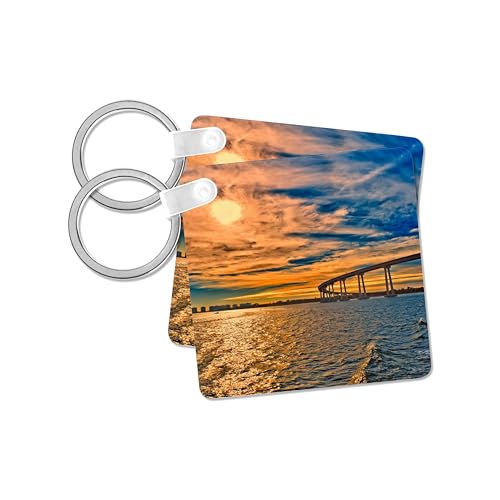 Porte-clés rose 3D lot de 2 aux finitions soignées modèle KC 230224 _ 1