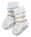 Produktbild FALKE Baby Stoppersocken Multi Stripe Catspads - 86% Baumwolle, 1 Paar, Weiß (Off-White 2040), Größe: 74-80