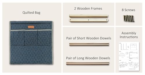 Image of Yarn Caddy Large Size Yarn Storage Organizer for Yarn Skeins-Organizer for Crochet Hooks Knitting Needles Other Accessories
