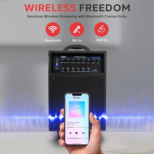 Pyle PWMA930IBT.5 Wireless 600W Portable Pa Speaker System thumb #2