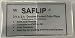 SAFLIP Double Pocket Safety Coin Flips (2½" x 2½", 50 Flips)