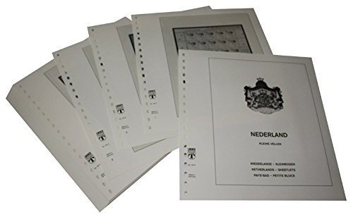 Feuilles pré-imprimées Pays Bas Petits Blocs LINDNER 1988-2000 pour album philatélique