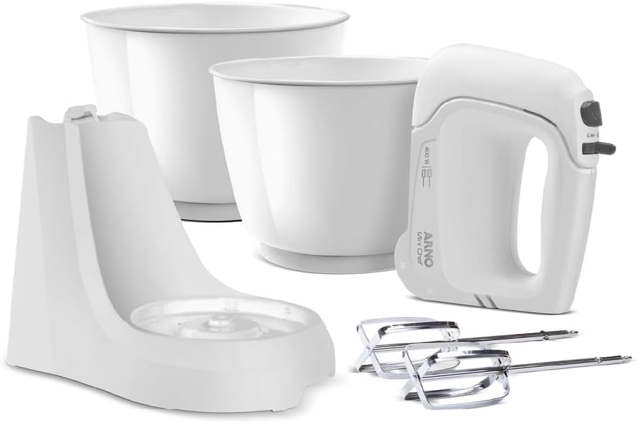 Batedeira Arno Mini Chef Portátil 400W: Review após 7 dias de uso