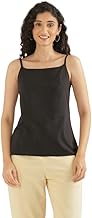 SAADAA Women’s 100% Cotton Camisole Top | Soft & Breathable Cambric Fabric | Adjustable Straps, Square Neckline | Comfortable All-Day Wear