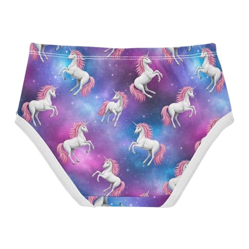 Joisal Majestic Unicorns Neon Stars Toddler Underwear Floral 2t Cotton Cute Panties Girl Florals Briefs Underpants2