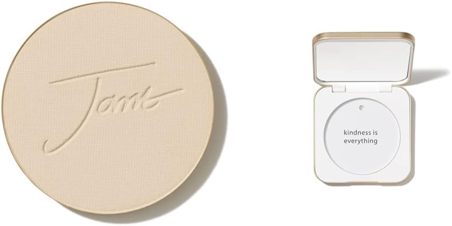 jane iredale PurePressed Base Mineral Foundation Refill or Refillable Compact Set| Semi Matte Pressed Powder with SPF | Talc Free, Vegan, Cruelty-Free