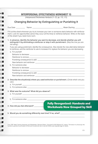 Image of Dbt Skills Training Handouts and Worksheets