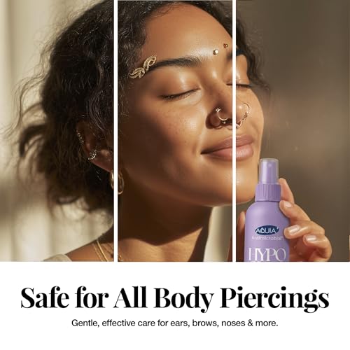 Image of Aquia Hypochlorous Acid Spray for Face and Skin; Facial Cleanser | 8oz Face Mist Hypochlorous Acid Spray for Skin, Acne, Rash, Eczema, Wound | Antimicrobial Facial Cleanser Acne Sprays; Purple 8oz