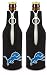 NFL Football 2014 Team Color Logo Bottle Suit Holder Cooler 2-Pack (Detroit Lions)