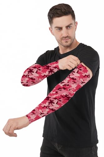 Image of Arm Sleeve For Men women Fully Stretchable Sun UV Ray Dust Protection Bike Riding Cycling Gloves Cricket Golf Football Soft Hand Gloves sleeves