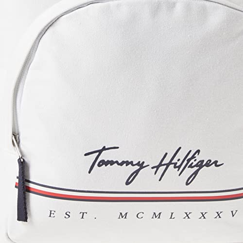 Tommy Hilfiger Men's York Backpack, Bright White, One Size by Tommy Hilfiger - Used condition - US$37.51