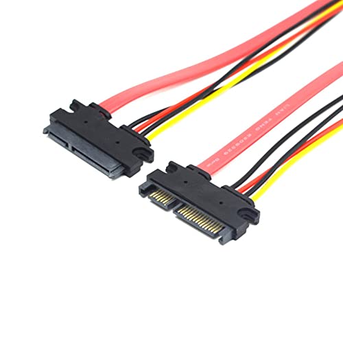 Cable de datos y alimentación Serial ATA 30cm 7+15 22Pin miniatura 4