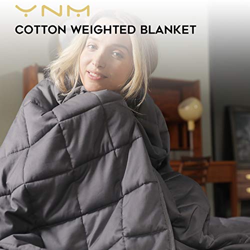 image for YnM Weighted Blanket — Heavy 100% Oeko-Tex Certified Cotton Material
