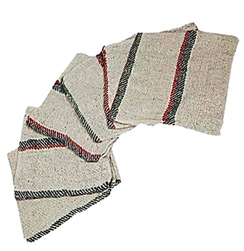 Full Length Handloom Floor Wipes Cloth/Mops/Pocha for Cleaning (6, 30InchX30Inch)